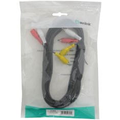 AV:link kabel 3x RCA samec - 3x RCA samec, 5m