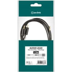 AV:link Precision kabel Jack 3.5mm stereo samec 2x RCA samec, 1.5m