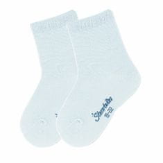 Sterntaler Ponožky pure jednobarevné 2 páry světle modré 8501720, 14