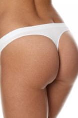 Dámská tanga 00182A white - BRUBECK Bílá S