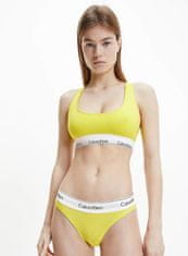 Calvin Klein Dámská tanga F3786E ZIR - žlutá - Calvin Klein L Žlutá