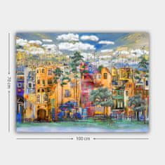 Hanah Home Obraz SEASIDE CITY 70x100 cm