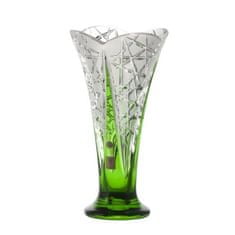 Caesar Crystal Váza Flowerbud, barva zelená, výška 255 mm