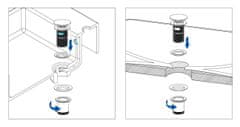 BPS-koupelny Výpust Click-Clack pro umyvadlo a bidet, univerzální - NHC N11U