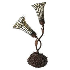 Clayre & Eef Stolní lampa Tiffany FLOWERS 5LL-6063