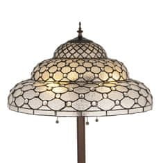 Clayre & Eef Stojací lampa Tiffany RECTANGLE 5LL-6080