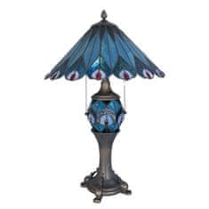 Clayre & Eef Stolní lampa Tiffany ART DECO 5LL-5829