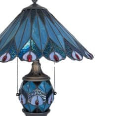 Clayre & Eef Stolní lampa Tiffany ART DECO 5LL-5829