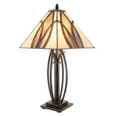 Clayre & Eef Stolní lampa Tiffany ART DECO 5LL-5913