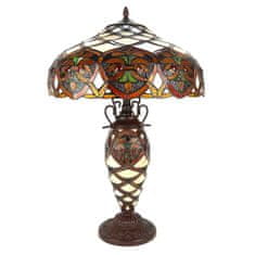 Clayre & Eef Stolní lampa Tiffany FLOWERS 5LL-6134