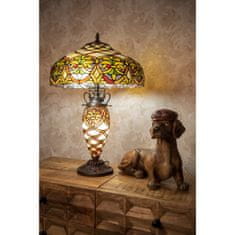 Clayre & Eef Stolní lampa Tiffany FLOWERS 5LL-6134