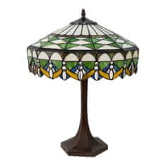 Clayre & Eef Stolní lampa Tiffany TRIANGLE 5LL-6086