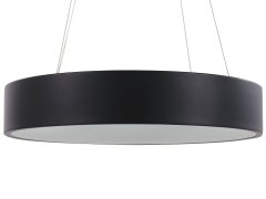 Beliani Kovová závěsná LED lampa černá LENYA