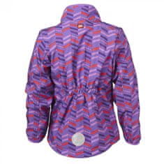 SANDY 630 - dívčí softshellová bunda, fialová s potiskem, 146