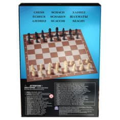 Spin Master  Klasické dřevěné šachy modré
