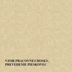 KONDELA Rustikální potravinová skříň Sicilia D40SP - ořech Milano