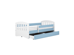 Kocot kids Dětská postel Classic I modrá, varianta 80x160, bez šuplíků, bez matrace