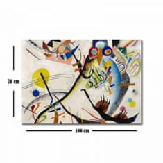 Hanah Home Obraz BLUE SEGMENT od W. KADINSKY 70x100 cm