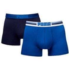 Puma Pánské trenýrky Placed Logo Boxer 2P 906519 01 - S