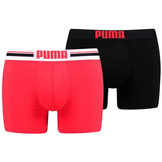 Puma Pánské trenýrky Placed Logo Boxer 2P 906519 07 - S