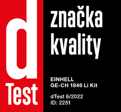 Einhell Nůžky na živý plot Aku GE-CH 1846 Li Kit (1x2,0 Ah) - zánovní