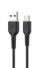 SEFIS nabíjecí datový kabel GR s konektory USB-A a USB-C 1m černý