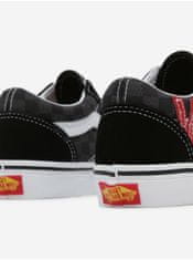 Vans Černé klučičí tenisky se semišovými detaily VANS 31 1/2