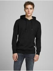 Jack&Jones Černá basic mikina s kapucí Jack & Jones Basic XS