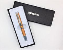 Zebra Kuličkové pero "SL-F1", modrá, 0,24 mm, teleskopické, kovové, zlaté tělo, 23469-24