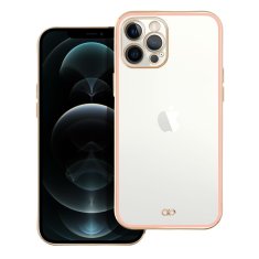 FORCELL Obal / kryt na Apple iPhone 12 Pro Max růžový / transparentní - Forcell Lux