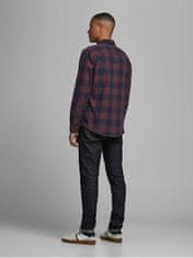 Jack&Jones Pánská košile JJEGINGHAM Slim Fit 12181602 Port Royale (Velikost S)