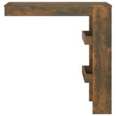 Vidaxl Nástěnný barový stolek kouřový dub 102 x 45 x 103,5 cm
