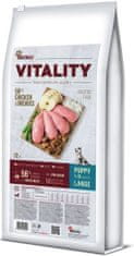 Akinu Akinu VITALITY pes štěně velké - kuře a škvarky 12kg