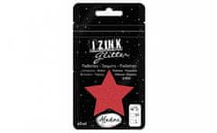 IZINK GLITTER třpytky velikost S 60 ml - čevená