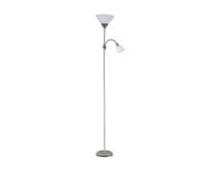 Platinet Lampa podlahová E27+E14 Grey