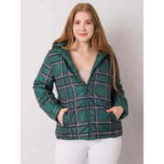 Factoryprice Dámská bunda plus size oboustranná IRFANE tmavě zelená NM-KR-Z-2750.93_376934 M