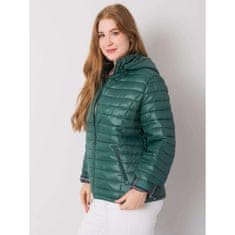 Factoryprice Dámská bunda plus size oboustranná IRFANE tmavě zelená NM-KR-Z-2750.93_376934 M