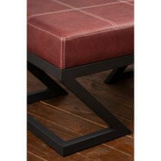 Atelier Del Sofa Taburet Ago - Claret Red, Červená