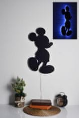 Hanah Home Nástěnná dekorace s led osvětlením Mickey Mouse modrá