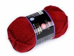 Kraftika 1ks (75102) červená příze pletací everyday new tweed 100 g,