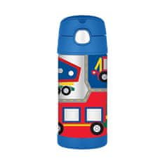 Thermos Dětská termoska s brčkem - construction 355 ml