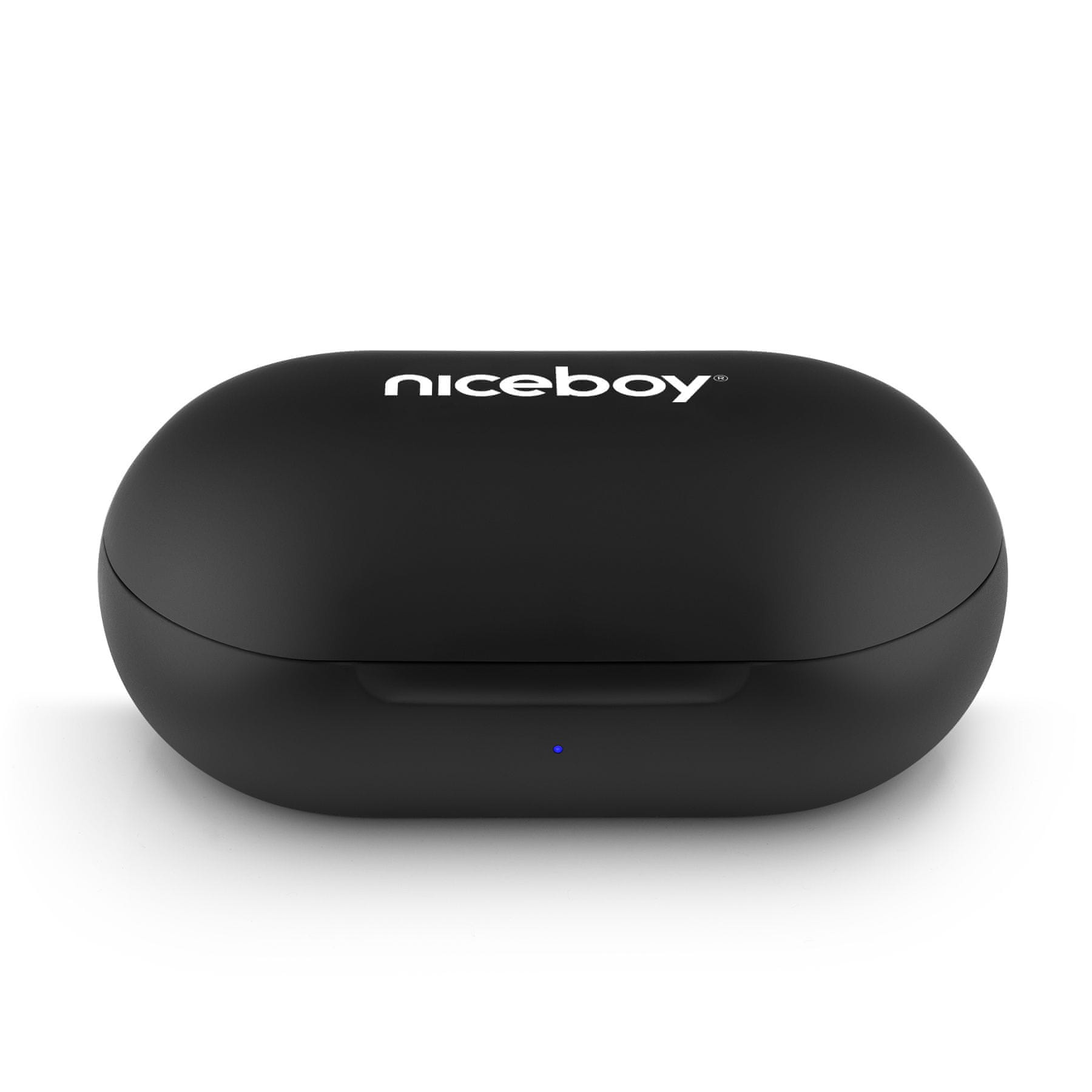  niceboy hive drops 3 bluetooth brezžična tehnologija aac kodek funkcija prostoročnega telefoniranja polnilno ohišje odpornost na vodo in znoj nadzor aplikacij poišči slušalke 