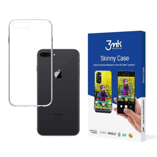 3MK Skinny pouzdro pro Apple iPhone 8 Plus - Transparentní KP20187