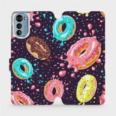 Mobiwear Flip pouzdro na mobil Motorola Moto E32 - VP19S Donutky