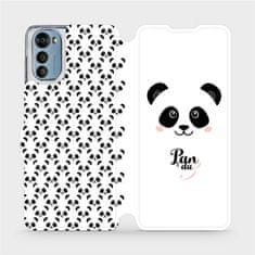 Mobiwear Flip pouzdro na mobil Motorola Moto E32s - M030P Panda Amálka