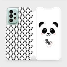 Mobiwear Flip pouzdro na mobil Samsung Galaxy A33 5G - M030P Panda Amálka