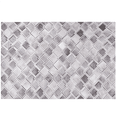 Beliani Šedý kožený koberec 140x200 cm AGACLI
