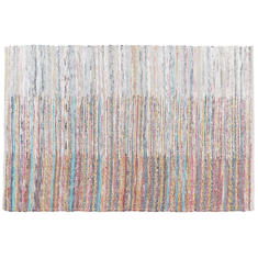 Beliani Barevný tkaný bavlněný koberec 160x230 cm MERSIN