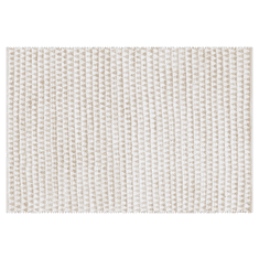 Beliani Béžový geometrický koberec 160x230 cm TUNCELI