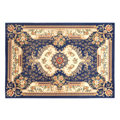 Beliani Tmavě modrý koberec 160 x 230 cm GAZIANTEP